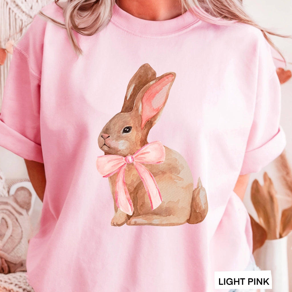 Coquette Easter Bunny Graphic Gildan - Adult & Kids T-Shirts, Sweatshirts & Hoodies apparel design preview 1