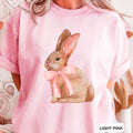 Coquette Easter Bunny Graphic Gildan - Adult & Kids T-Shirts, Sweatshirts & Hoodies apparel design preview 1