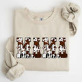 Mama, Cow Print, Western, Country, Varsity Retro - Adult & Kids T-Shirts, Sweatshirts & Hoodies apparel design preview 1