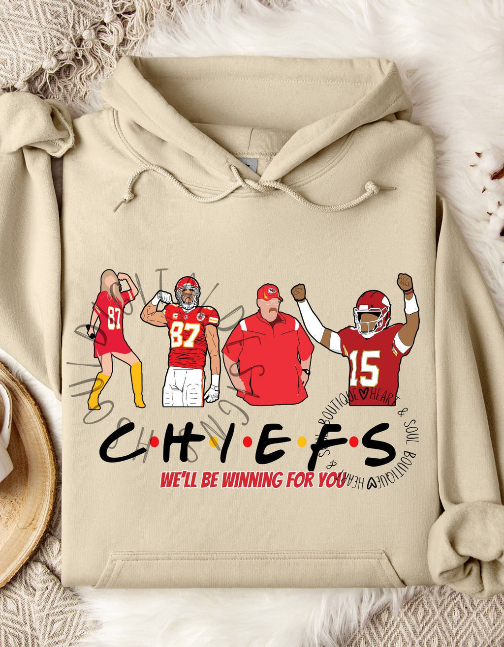 Kansas City Chiefs Inspired Graphic with Players - Adult & Kids T-Shirts, Sweatshirts & Hoodies apparel design preview 1