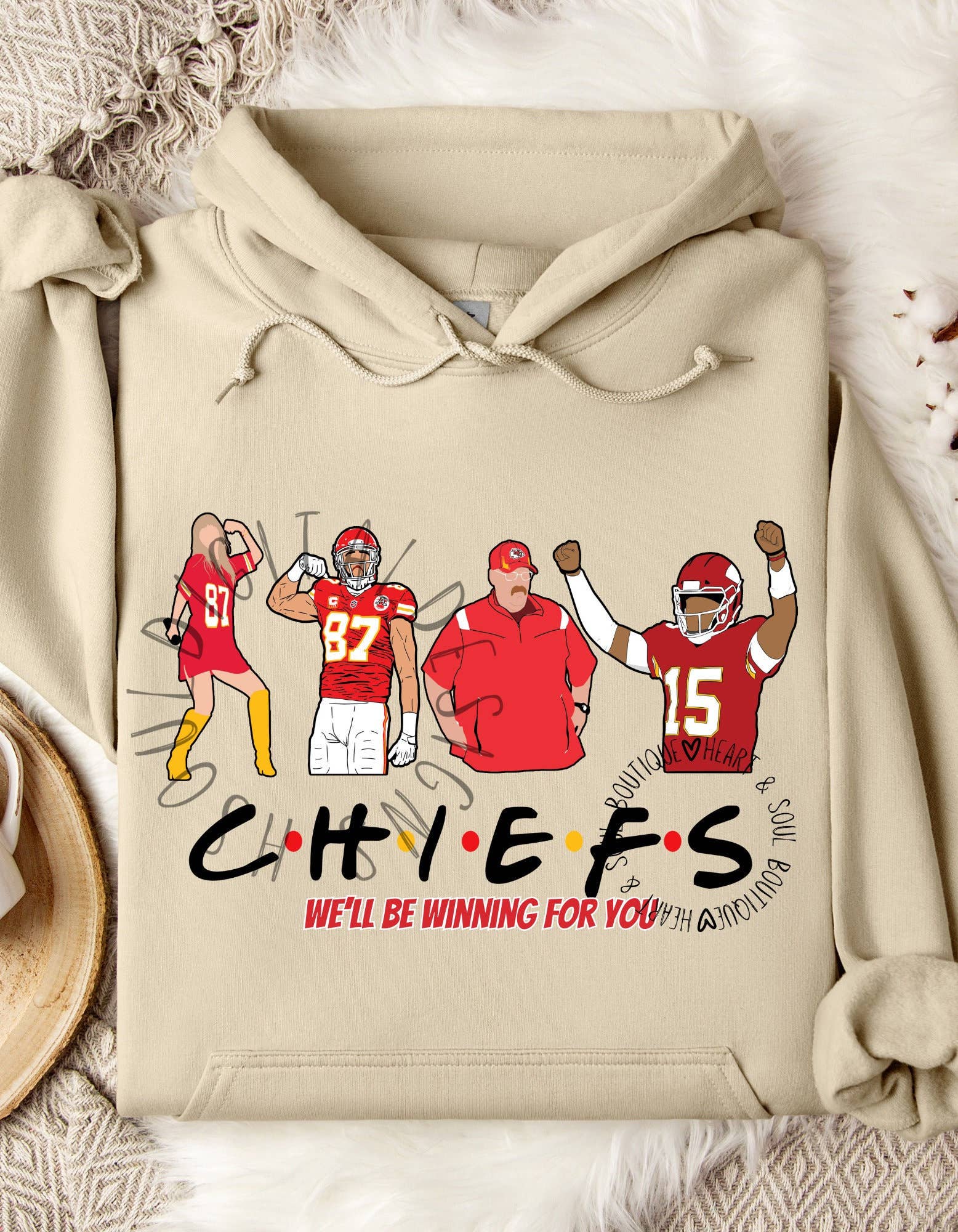 Kansas City Chiefs Inspired Graphic with Players - Adult & Kids T-Shirts, Sweatshirts & Hoodies apparel design preview 1
