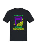 Shots Before Thoughts Neon Art Men's - Adult & Kids T-Shirts, Sweatshirts & Hoodies apparel design preview 1