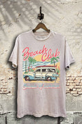 Beach Club Graphic Top - Adult & Kids T-Shirts, Sweatshirts & Hoodies apparel design preview 1
