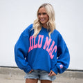LM-SW-1007 Royal/Pink Puff - Adult & Kids T-Shirts, Sweatshirts & Hoodies apparel design preview 1