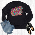 Retro Colorful Merry Christmas - Adult & Kids T-Shirts, Sweatshirts & Hoodies apparel design preview 1