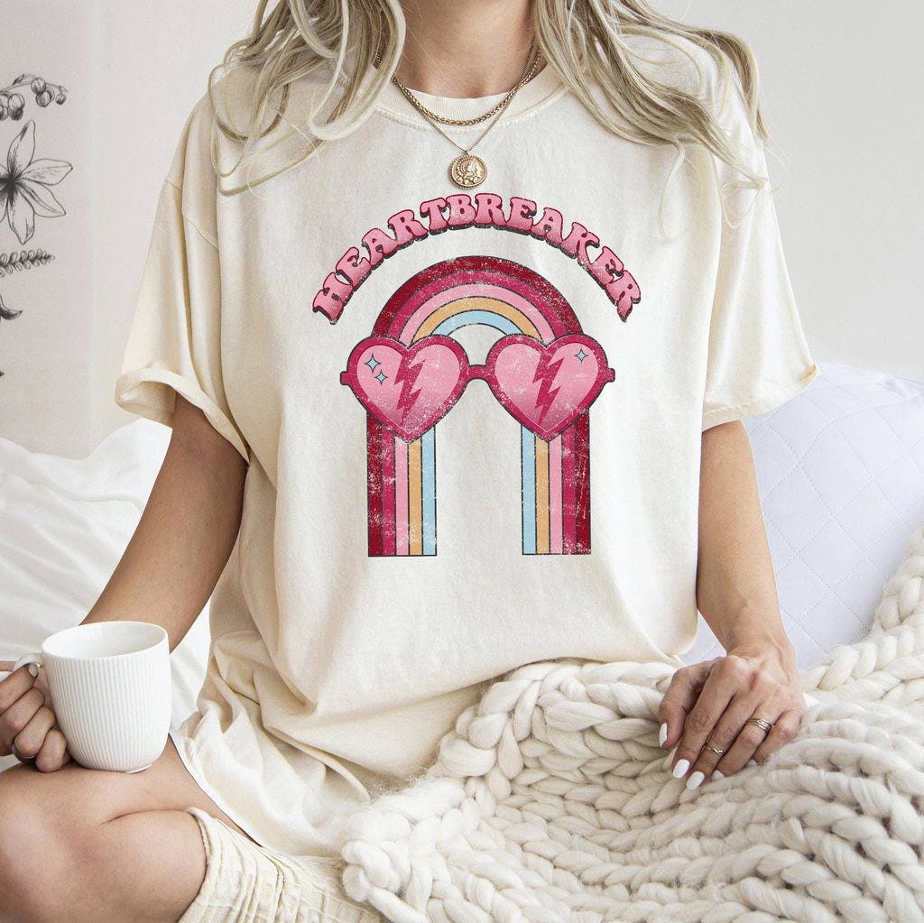 Heart Breaker, Love, Sunglasses, Retro, Comfort - Adult & Kids T-Shirts, Sweatshirts & Hoodies apparel design preview 1