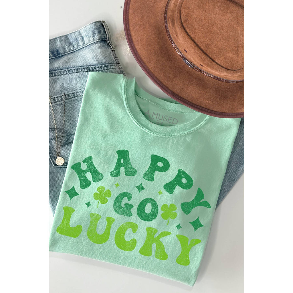 Happy Go Lucky - Adult & Kids T-Shirts, Sweatshirts & Hoodies apparel design preview 1
