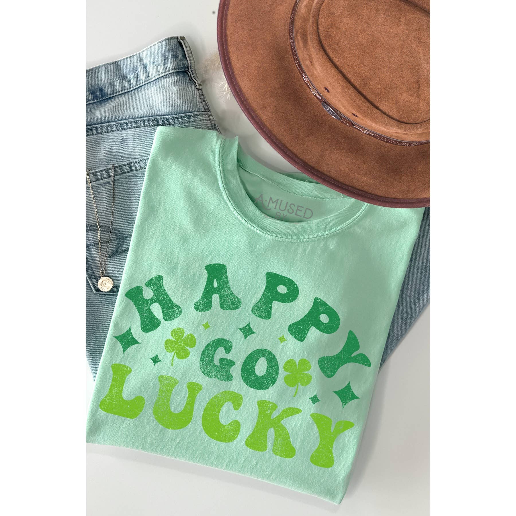 Happy Go Lucky - Adult & Kids T-Shirts, Sweatshirts & Hoodies apparel design preview 1