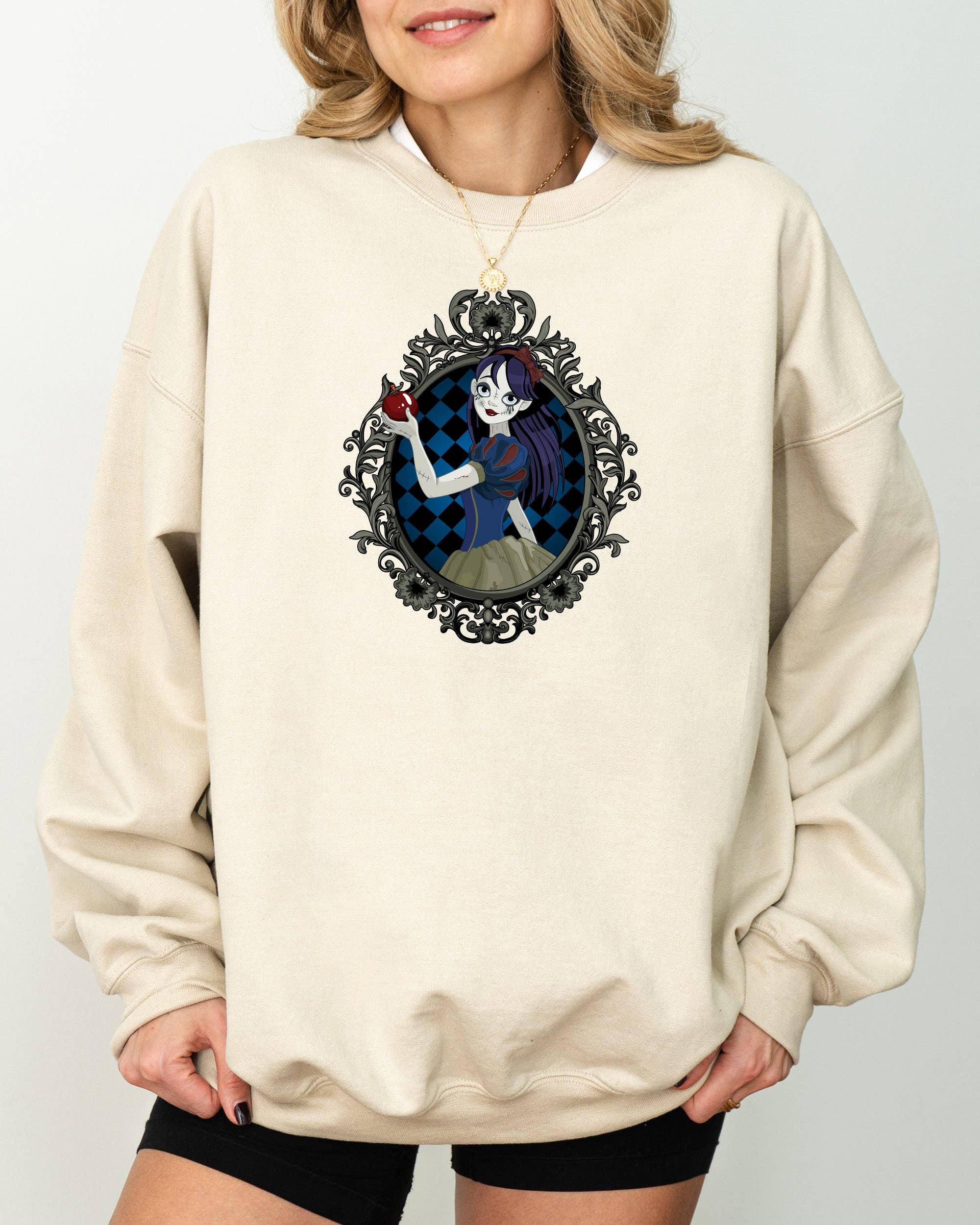 Snow White, Princess, Skeleton, Halloween - Adult & Kids T-Shirts, Sweatshirts & Hoodies apparel design preview 1