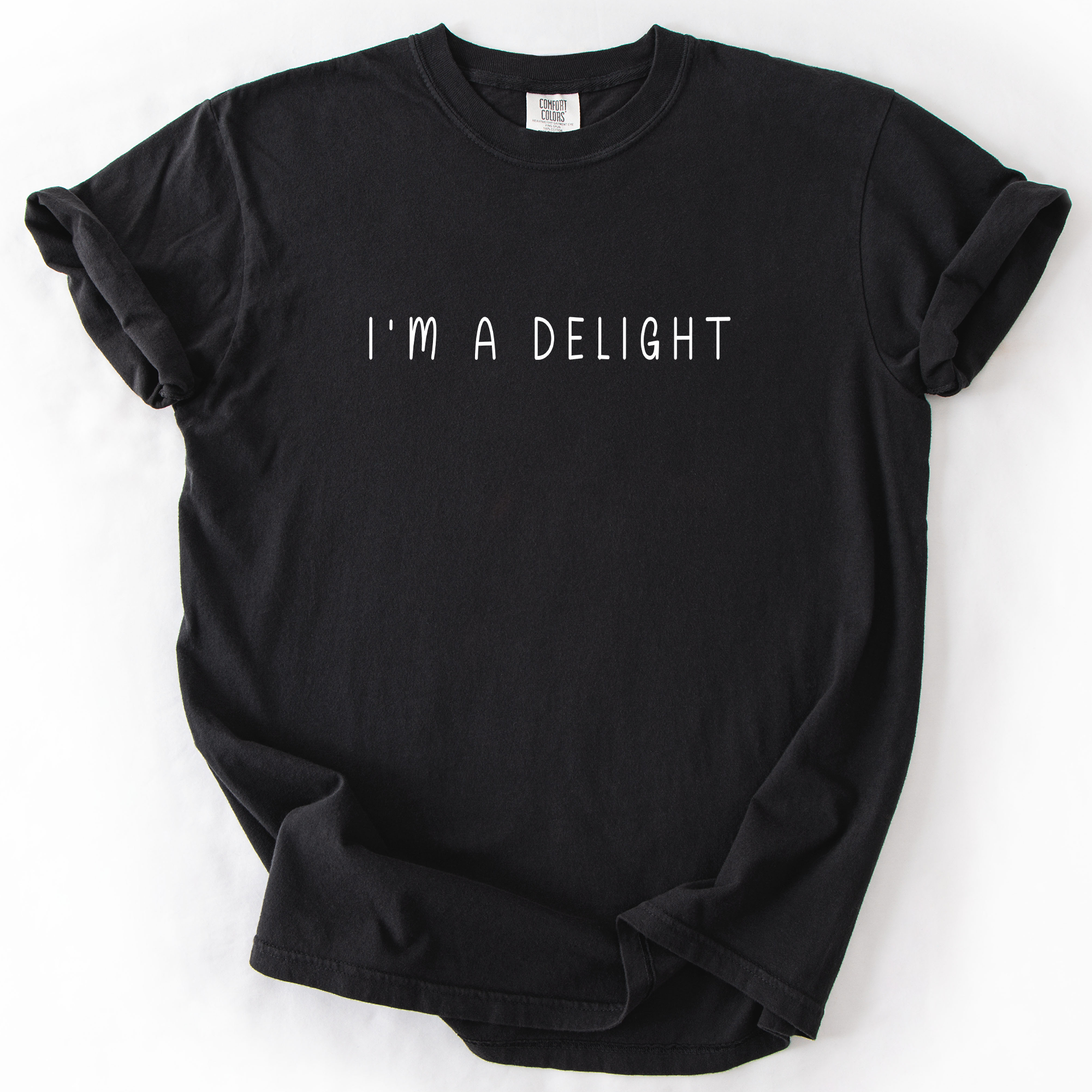 I'm A Delight, Sassy, Sarcastic Funny Comfort Colors - Adult & Kids T-Shirts, Sweatshirts & Hoodies apparel design preview 1