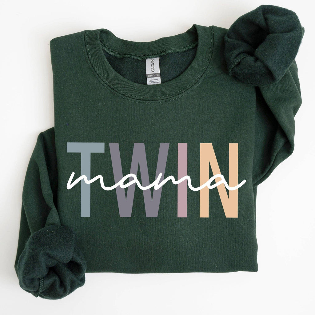 Twin Mama, Mom of Twins, Mother, Mother's Day - Adult & Kids T-Shirts, Sweatshirts & Hoodies apparel design preview 1