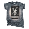 Capricorn Tarot Bleached Zodiac - Adult & Kids T-Shirts, Sweatshirts & Hoodies apparel design preview 1