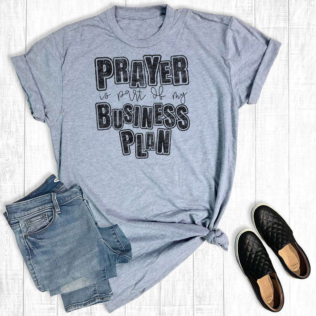 Prayer Is Part of My Business Plan Graphic - Adult & Kids T-Shirts, Sweatshirts & Hoodies apparel design preview 1