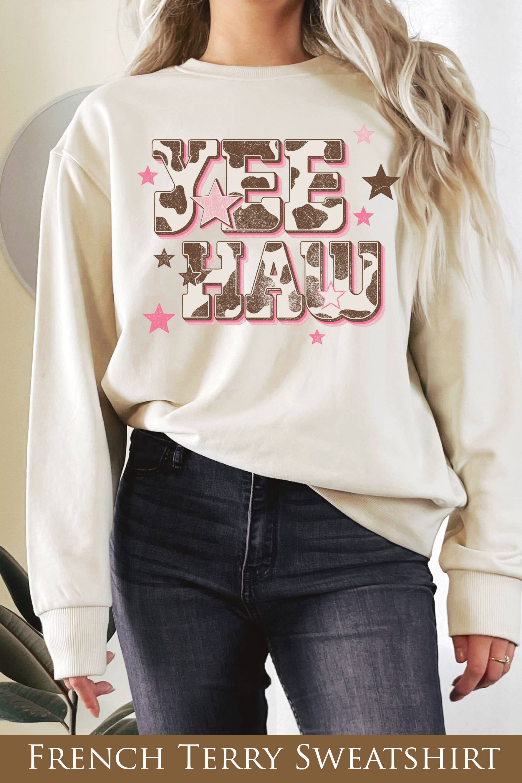Yee Haw Graphix French Terry - Adult & Kids T-Shirts, Sweatshirts & Hoodies apparel design preview 1