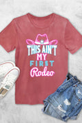 Neon My First Rodeo Women's Vintage Graphic - Adult & Kids T-Shirts, Sweatshirts & Hoodies apparel design preview 1