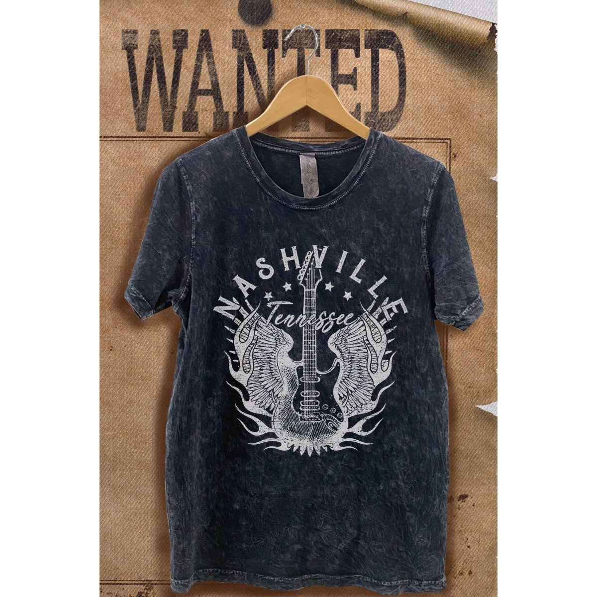Nashville Mineral Wash Vintage Graphic - Adult & Kids T-Shirts, Sweatshirts & Hoodies apparel design preview 1