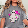 Halloween 2025 Preppy Ghost Graphic Gildan - Adult & Kids T-Shirts, Sweatshirts & Hoodies apparel design preview 1