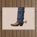 Funny Cowboy Outdoor Rug Gallery Image 1 - Adult & Kids T-Shirts, Sweatshirts & Hoodies apparel design preview 1