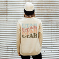 Utah Wavy Crewneck Sizes S-2XL - Adult & Kids T-Shirts, Sweatshirts & Hoodies apparel design preview 1