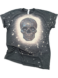 Disco Rhinestone Skull Bleached - Adult & Kids T-Shirts, Sweatshirts & Hoodies apparel design preview 1