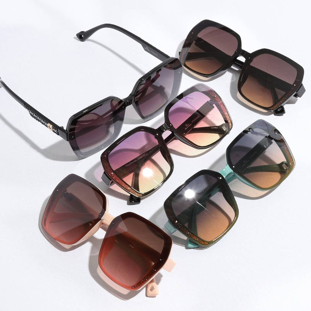 Fancy Glitter and Texture Design Frame Sunglasses - Adult & Kids T-Shirts, Sweatshirts & Hoodies apparel design preview 1