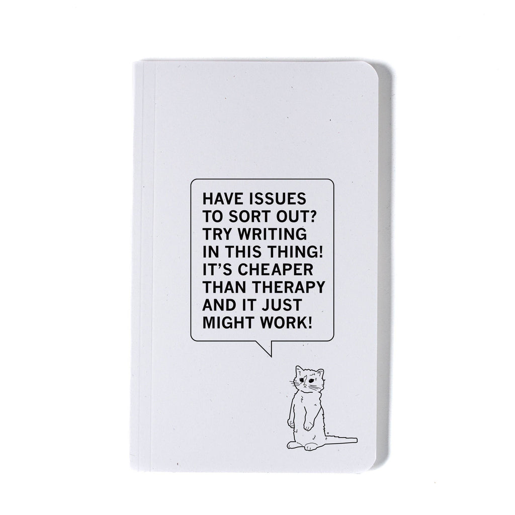 Cheaper Than Therapy Notebook - Adult & Kids T-Shirts, Sweatshirts & Hoodies apparel design preview 1