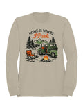 Roadtrip USA Home Is Where I Park Graphic Men's - Adult & Kids T-Shirts, Sweatshirts & Hoodies apparel design preview 1
