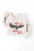 Land of the Free Home Brave Graphic - Adult & Kids T-Shirts, Sweatshirts & Hoodies apparel design preview 1