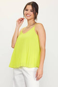 Sleeveless Pleated Cami Blouse - Adult & Kids T-Shirts, Sweatshirts & Hoodies apparel design preview 1