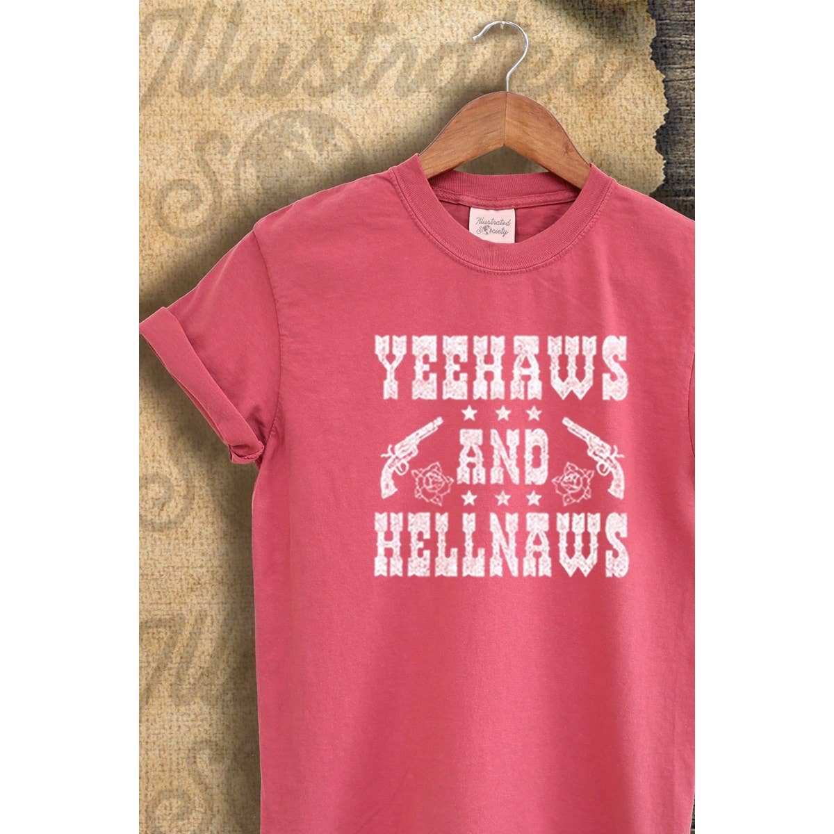 Yee Haws and Hellnaws Vintage Graphic - Adult & Kids T-Shirts, Sweatshirts & Hoodies apparel design preview 1