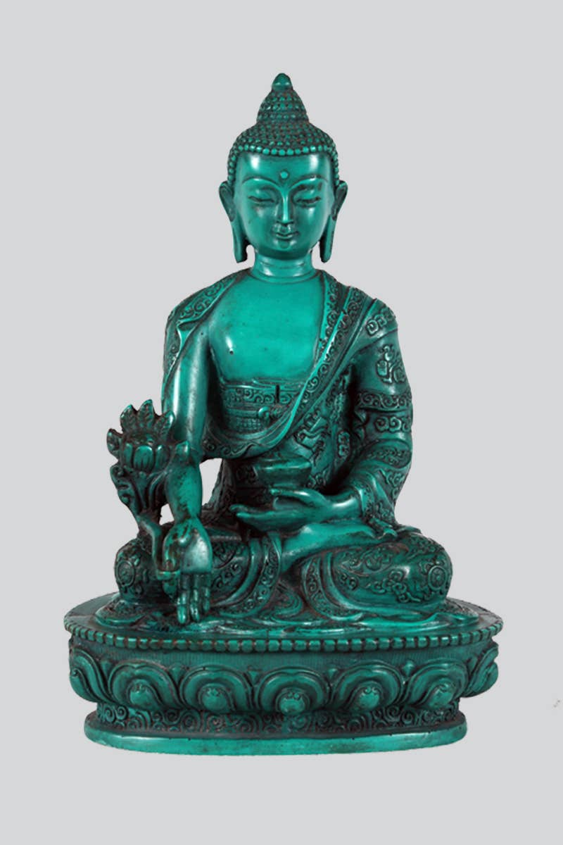 Medicine Buddha Resin Statue (CL-220) - Adult & Kids T-Shirts, Sweatshirts & Hoodies apparel design preview 1