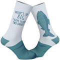 Mine's So Big I Have To Use Two Hands Fishing Sock - Adult & Kids T-Shirts, Sweatshirts & Hoodies apparel design preview 1