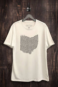 Ohio Map Graphic Top - Adult & Kids T-Shirts, Sweatshirts & Hoodies apparel design preview 1