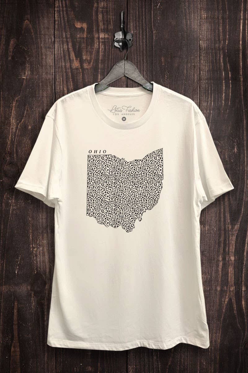 Ohio Map Graphic Top - Adult & Kids T-Shirts, Sweatshirts & Hoodies apparel design preview 1
