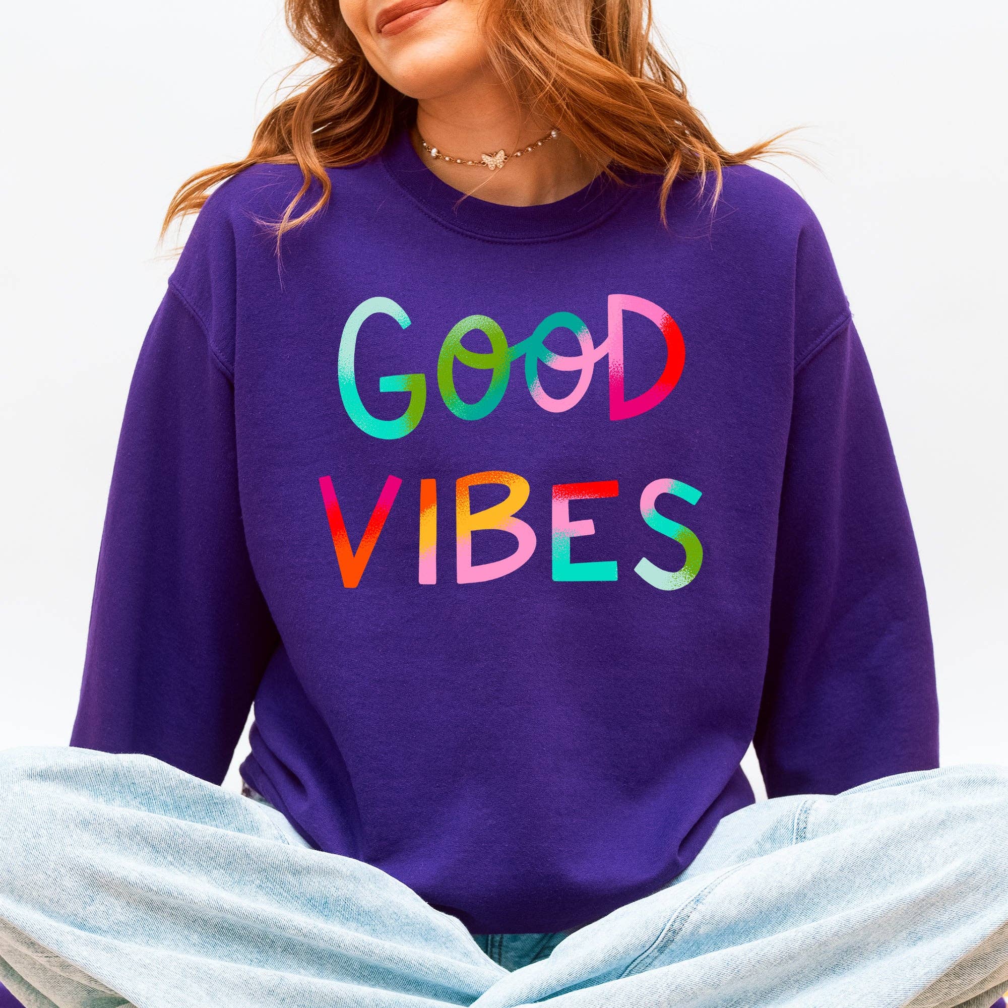 Good Vibes, Positivity, Mental Health, - Adult & Kids T-Shirts, Sweatshirts & Hoodies apparel design preview 1