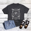 Volleyball Coquette Bows Collage Graphic - Adult & Kids T-Shirts, Sweatshirts & Hoodies apparel design preview 1