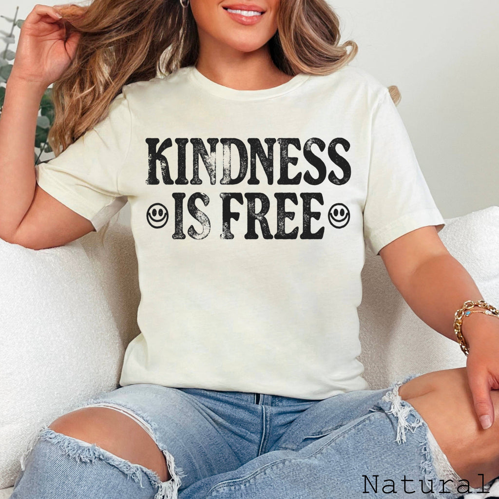 Kindness Is Free Graphic Bella Canvas - Adult & Kids T-Shirts, Sweatshirts & Hoodies apparel design preview 1