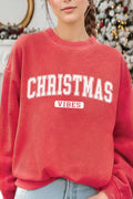Christmas Vibes Mineral Graphic Terry - Adult & Kids T-Shirts, Sweatshirts & Hoodies apparel design preview 1