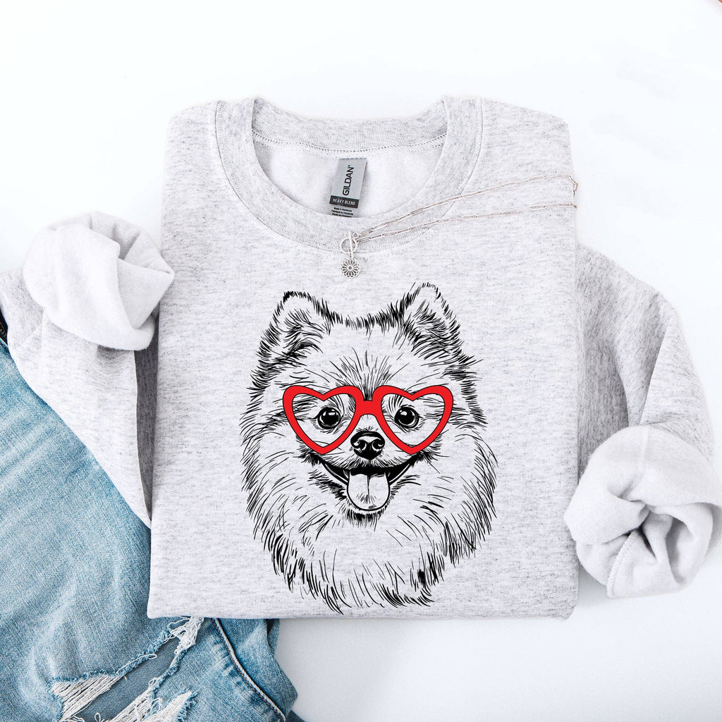 Pomeranian, Pet, Dog Breed, Valentine's - Adult & Kids T-Shirts, Sweatshirts & Hoodies apparel design preview 1