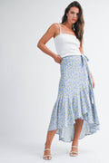 7135FN Berti Floral Wrap Skirt - Adult & Kids T-Shirts, Sweatshirts & Hoodies apparel design preview 1