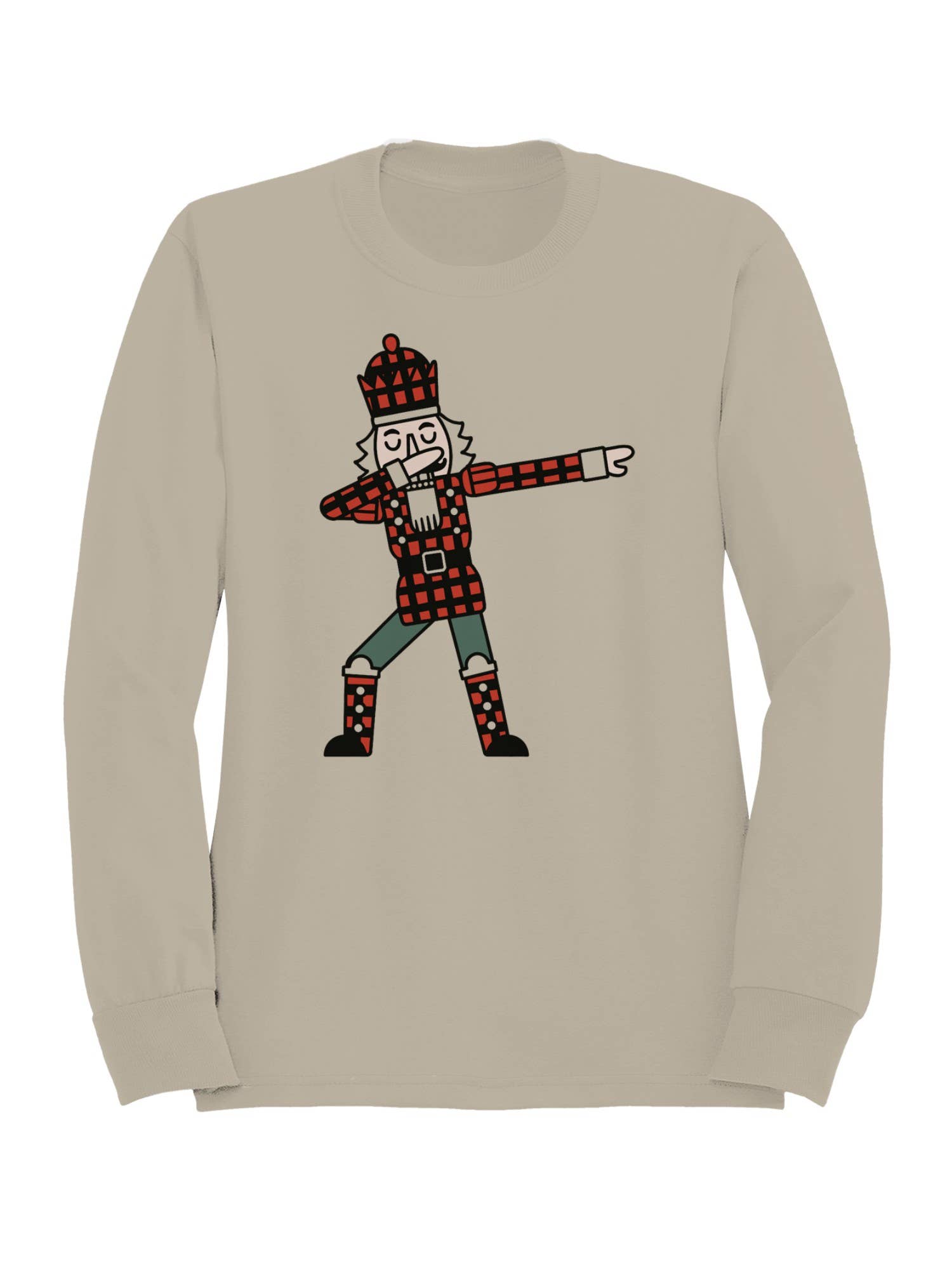 Dabbing Tartan King Illustration Women's - Adult & Kids T-Shirts, Sweatshirts & Hoodies apparel design preview 1