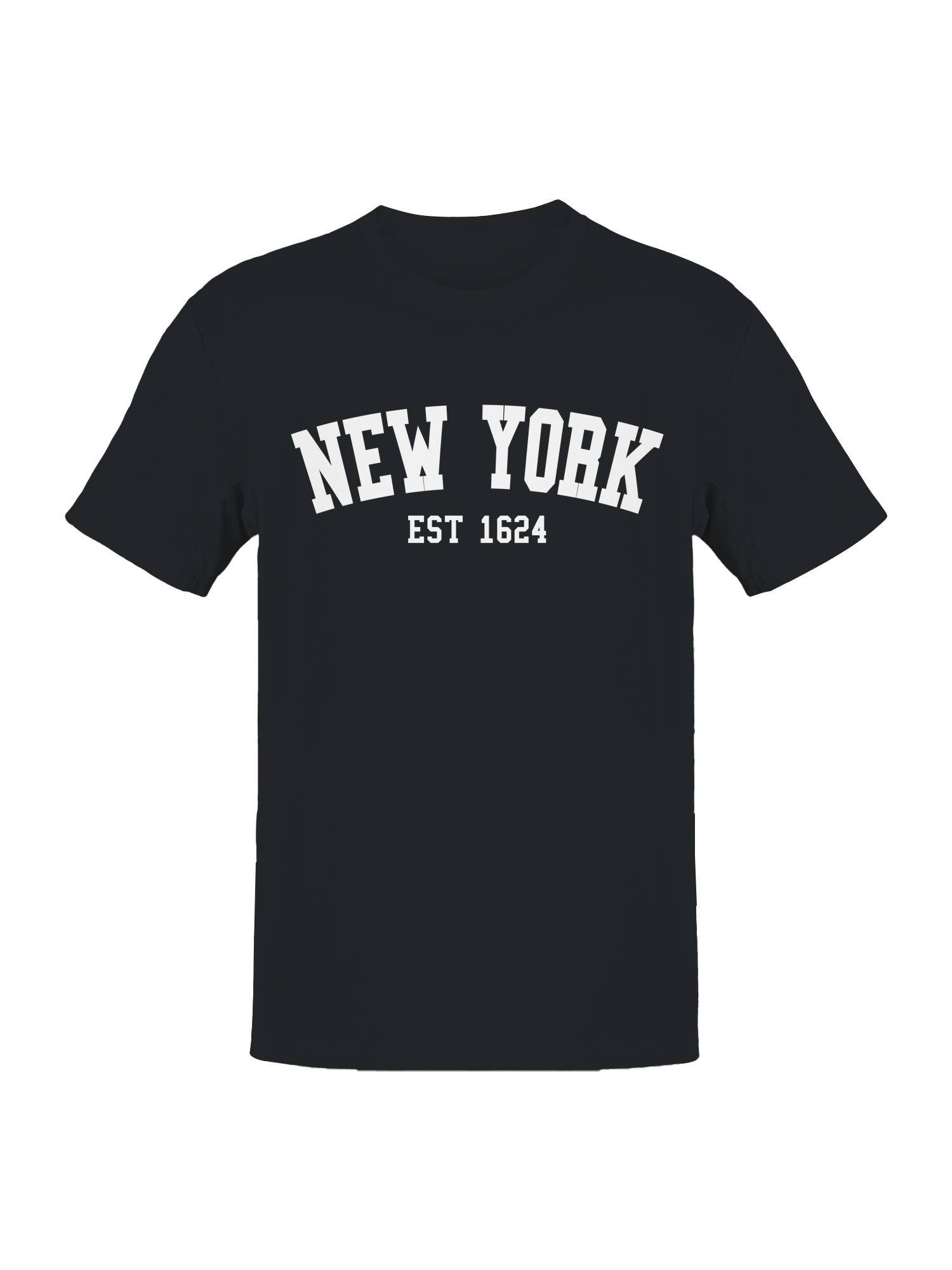 New York Est 1624 Men's - Adult & Kids T-Shirts, Sweatshirts & Hoodies apparel design preview 1