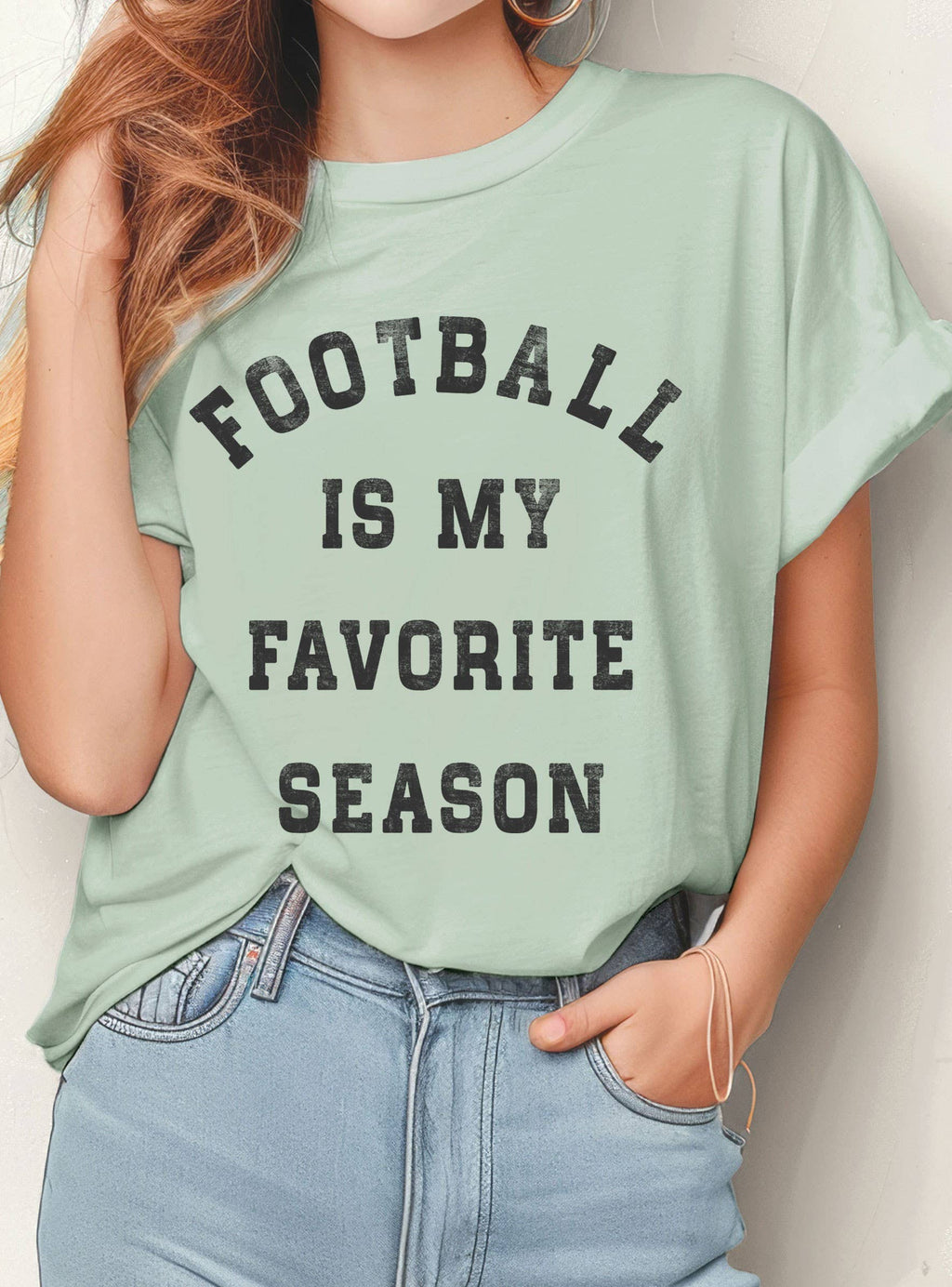 Football Is My Favorite Season Graphic - Adult & Kids T-Shirts, Sweatshirts & Hoodies apparel design preview 1