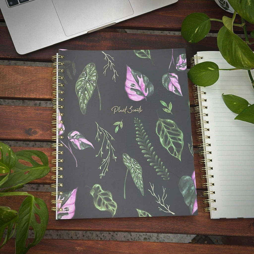 Large College Notebook Xl Dark House Plants - Adult & Kids T-Shirts, Sweatshirts & Hoodies apparel design preview 1