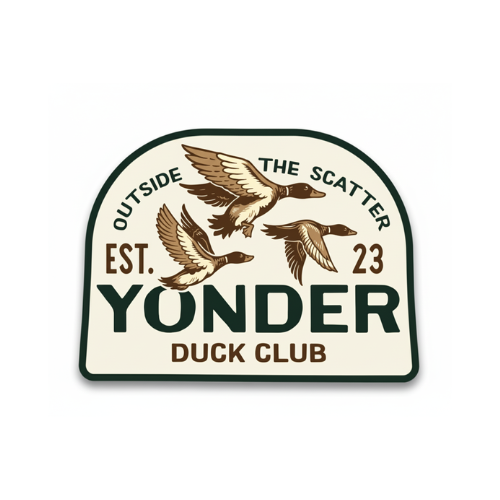 Duck Club Sticker - Adult & Kids T-Shirts, Sweatshirts & Hoodies apparel design preview 1