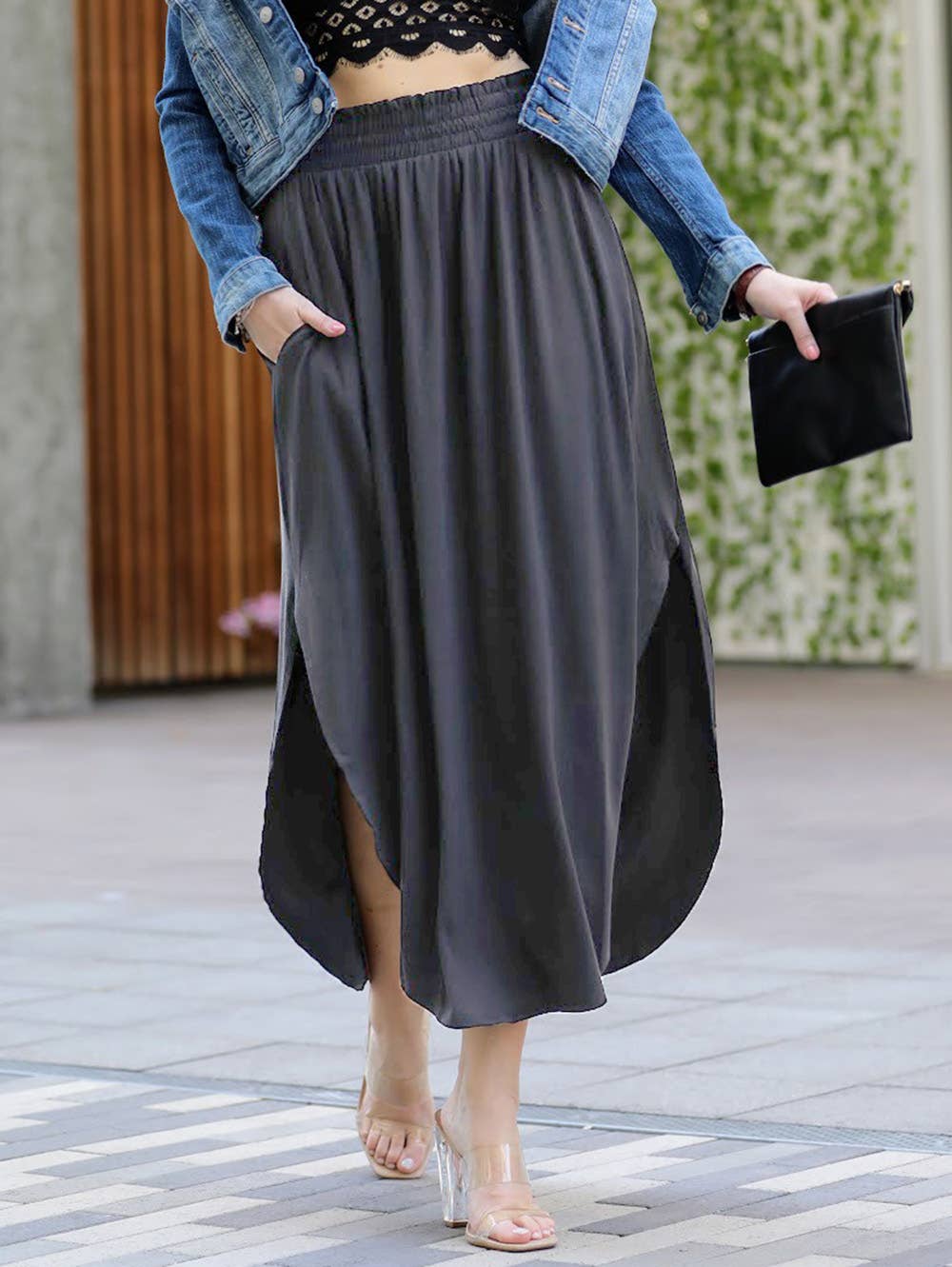 ...Plus Size Maxi Skirt with Pockets - Adult & Kids T-Shirts, Sweatshirts & Hoodies apparel design preview 1