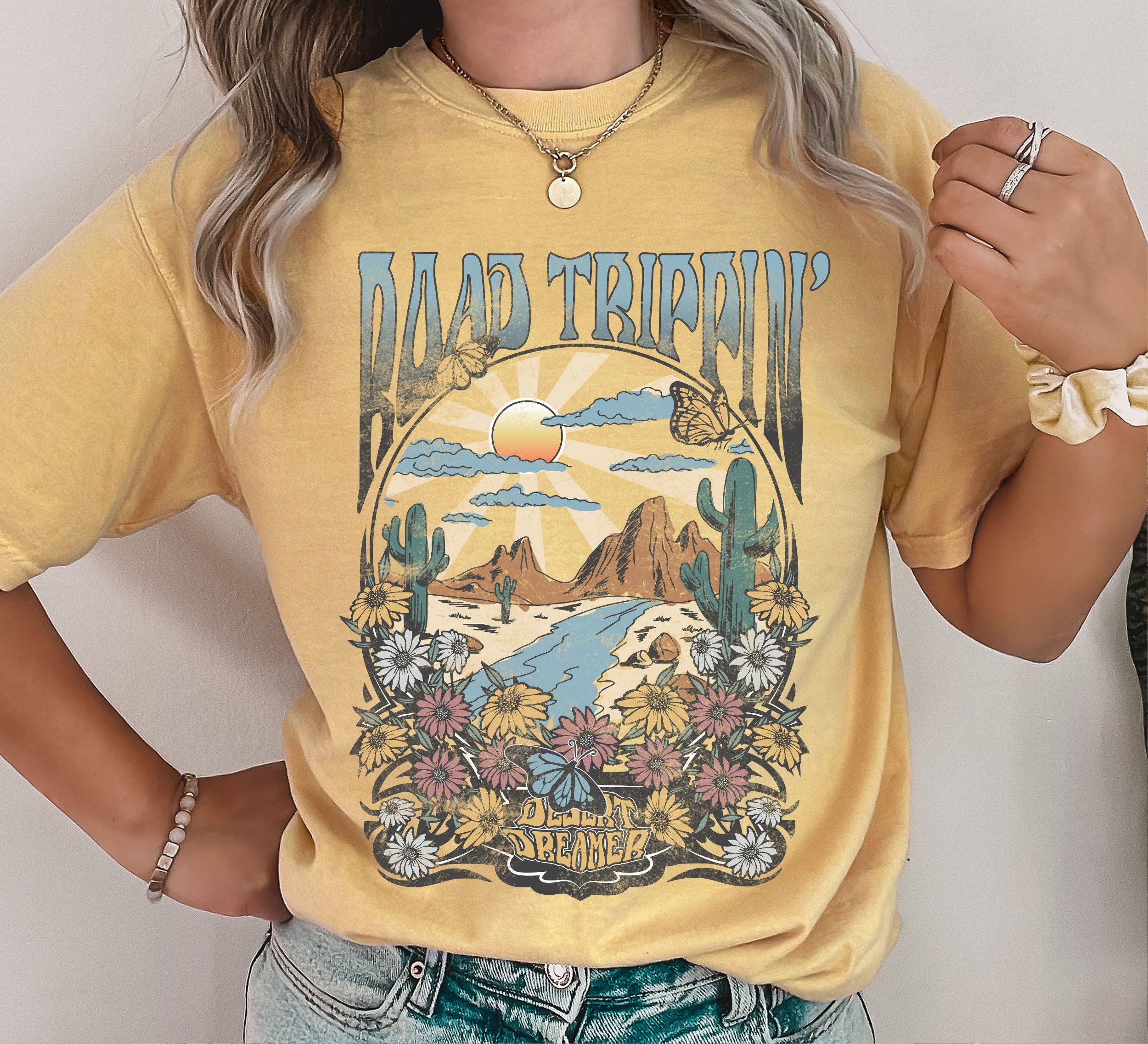 Road Trippin' Desert Dreamer - Adult & Kids T-Shirts, Sweatshirts & Hoodies apparel design preview 1