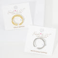 Cz Gold-Dipped Double-Layer Open Adjustable Rings - Adult & Kids T-Shirts, Sweatshirts & Hoodies apparel design preview 1