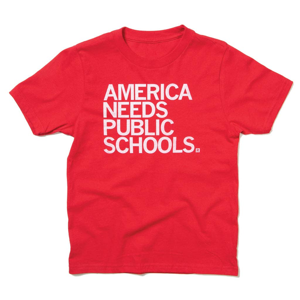 America Needs Public Schools Kids - Adult & Kids T-Shirts, Sweatshirts & Hoodies apparel design preview 1