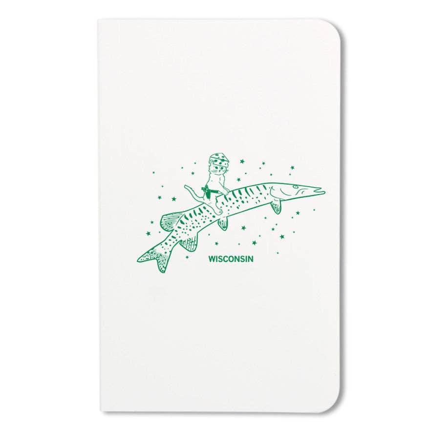 Gary Riding Musky Notebook - Adult & Kids T-Shirts, Sweatshirts & Hoodies apparel design preview 1